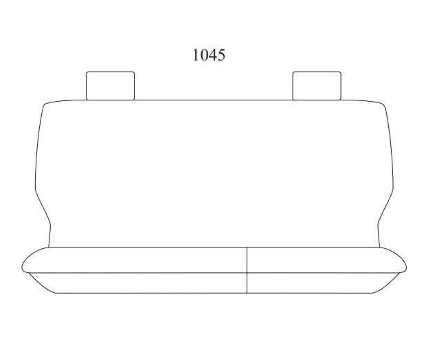 Tradies Canvas Grey Seat Covers Rear HOLDEN COLORADO RG LX LT DUAL CAB 6/2012-10/2013