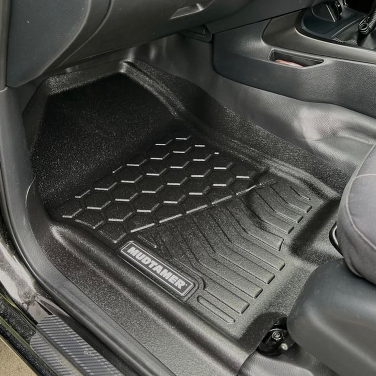 Mudtamer Floor Mats Full Set Front & Rear For Nissan Navara NP300 2014-2026 Manual & 2017-2026 Auto