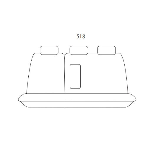 Getaway Neoprene w/ Black Stitch Seat Covers Middle NISSAN PATROL Y62 TI-L 2/2013-2026 INCLUDES DVD ALLOWANCE