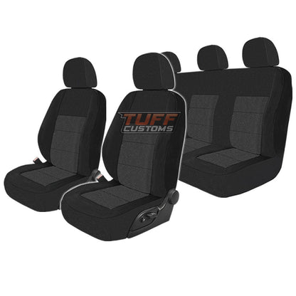 Premium Seat Covers 2 Rows Black For Toyota C-HR Coba NGX50R GXL GR 2017-9/2023