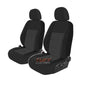 Premium Seat Covers Front Charcoal Grey For Ford Ranger PX MK1 Single CAB 11/2011-16 XL