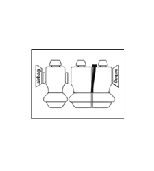 Tuff Canvas Front Seat Covers VW CRAFTER VAN SINGLE CAB 35 50 55 2017-2026 Charcoal