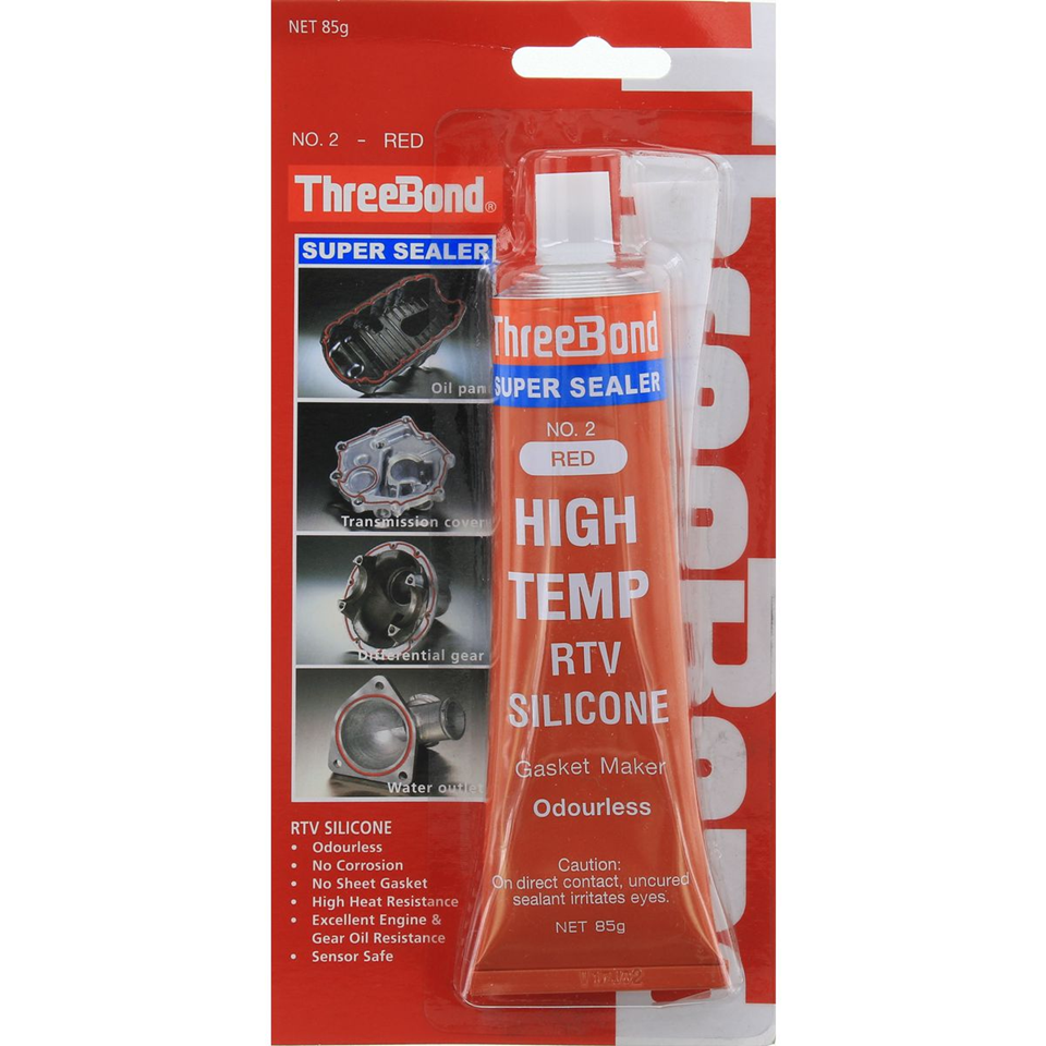 Threebond Super Sealer #2 High Temp RTV Silicone Red 85gm SS2-85BP