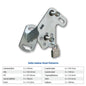 ARK Spare Wheel Holder Suits most 4, 5 & 6 stud wheels SWC46D