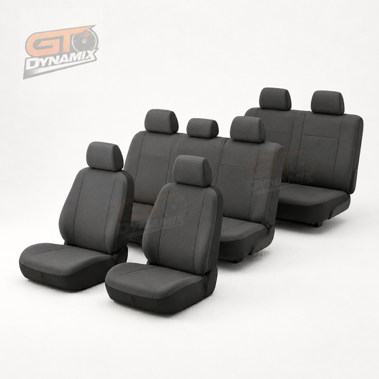 Tuff Canvas 3 Rows Seat Covers For TOYOTA LANDCRUISER 100 GXL 1998-2007 Charcoal