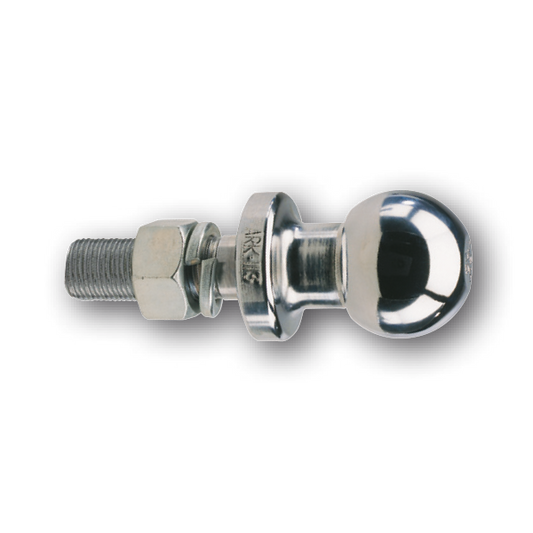 ARK Chrome Towball 50mm x 80mm 2.5 Ton 7/8 inch Shank TB5080C