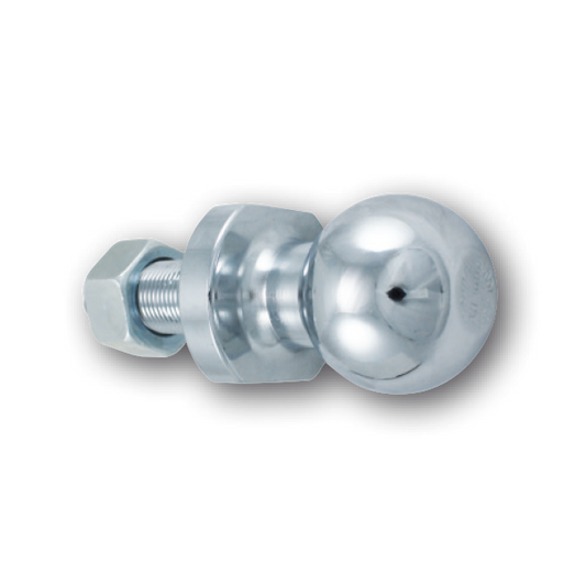 ARK Chrome Towball Flat Flange 50mm x 62mm 3.5 Ton 7/8 inch Shank TBF3562C