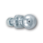 ARK Chrome Towball Flat Flange 50mm x 62mm 3.5 Ton 7/8 inch Shank TBF3562C