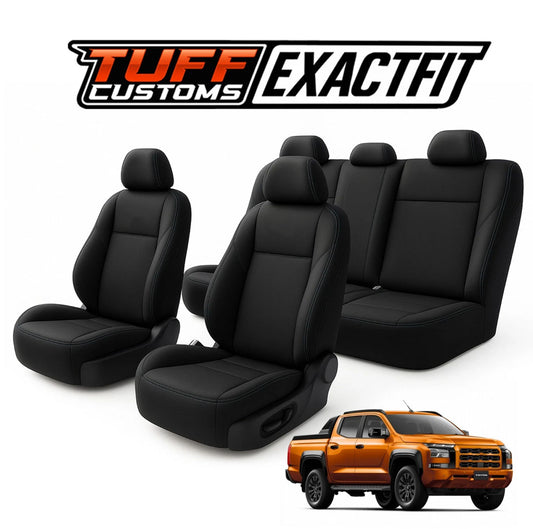 TUFF Customs EXACTFIT Neoprene Seat Covers Mitsubishi Triton MV GLX GLS GSR GLX-R 12/2023-2026 2 Rows