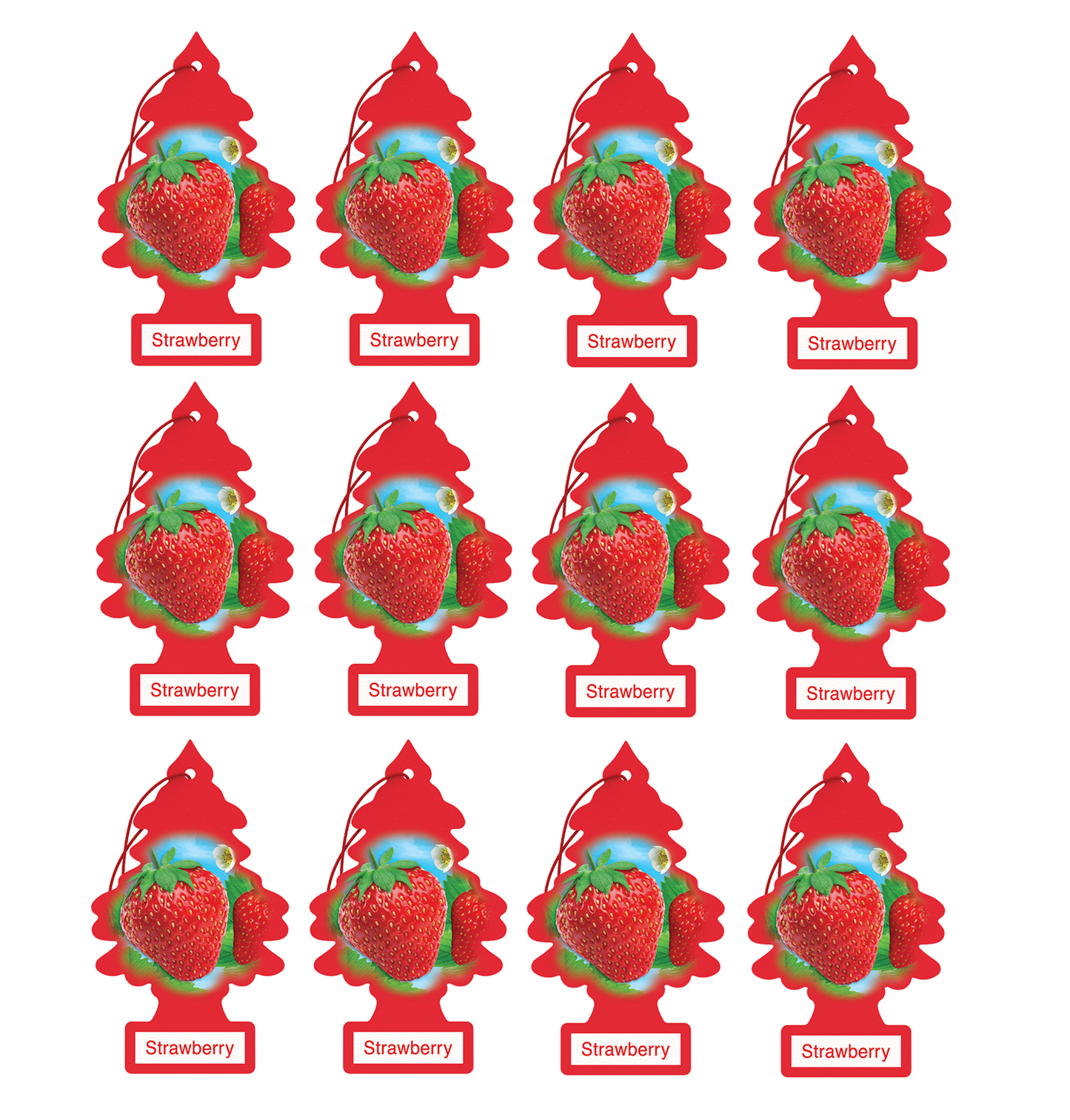 Little Trees Air Freshener Strawberry (Pack of 12) 10312