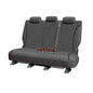 TUFF HD TRADE Canvas Seat Covers Rear For Mitsubishi Triton MN ML GLX GLR GLS GLX-R 2006-2015 Charcoal