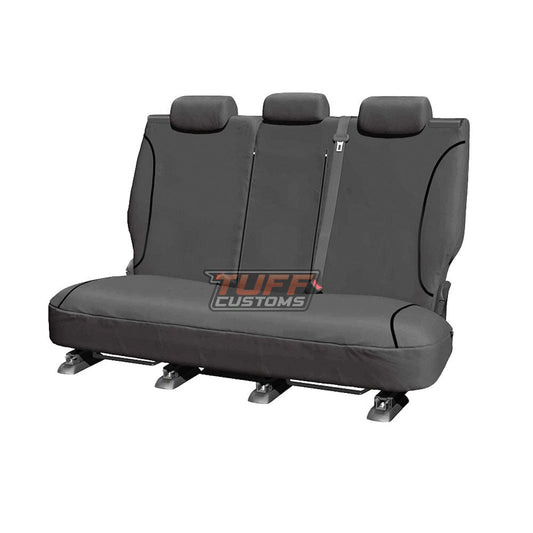 TUFF HD TRADE Canvas Seat Covers Rear For Mazda BT50 B19 B30 XS XT 2020-2025 Charcoal