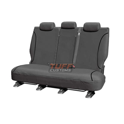 TUFF HD TRADE Canvas Seat Covers Rear For Holden Colorado RG 6/2012-2020 Charcoal