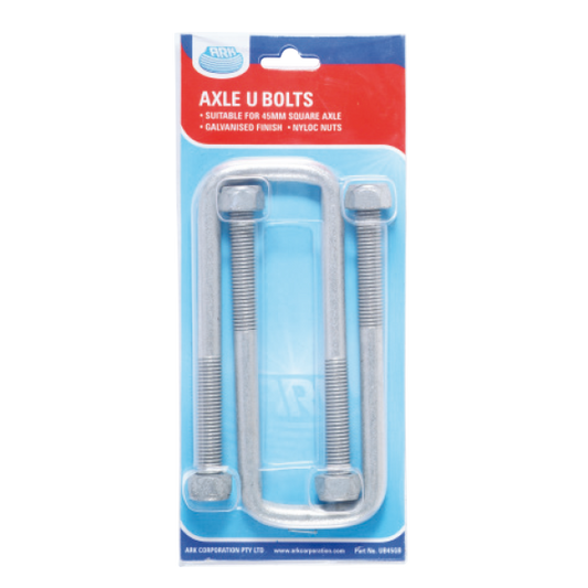 ARK U-Bolt 40mm x 130mm Galvanized Blister Pack UB40GB