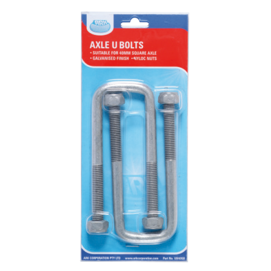 ARK U-Bolt 45mm x 140mm Galvanized Blister Pack UB45GB