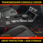 Shevron Transmission Console Cover + Red Stitching For Isuzu D-Max LS-M LSU Auto 7/2020-2024