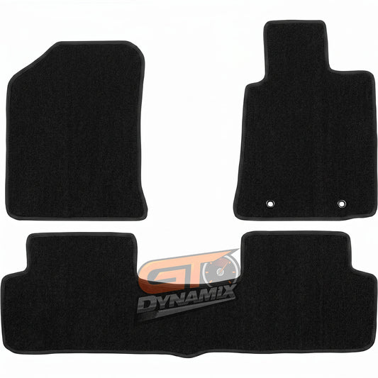 Custom Made  Floor Mats 3pcs For TOYOTA COROLLA ZZE122R 12/2001-4/2007 w/ 9 Binding Colour