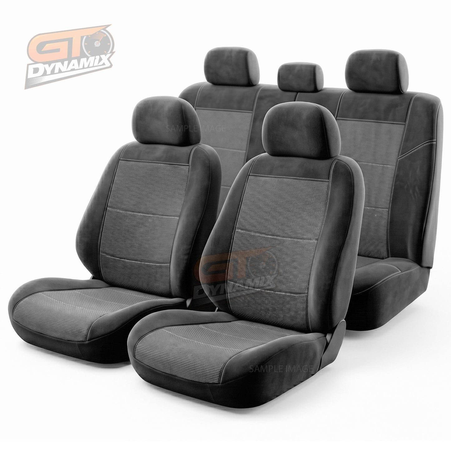 Custom CHARCOAL Seat Covers 3 Rows HYUNDAI iLOAD VAN TQ SERIES 2/2008-5/2021