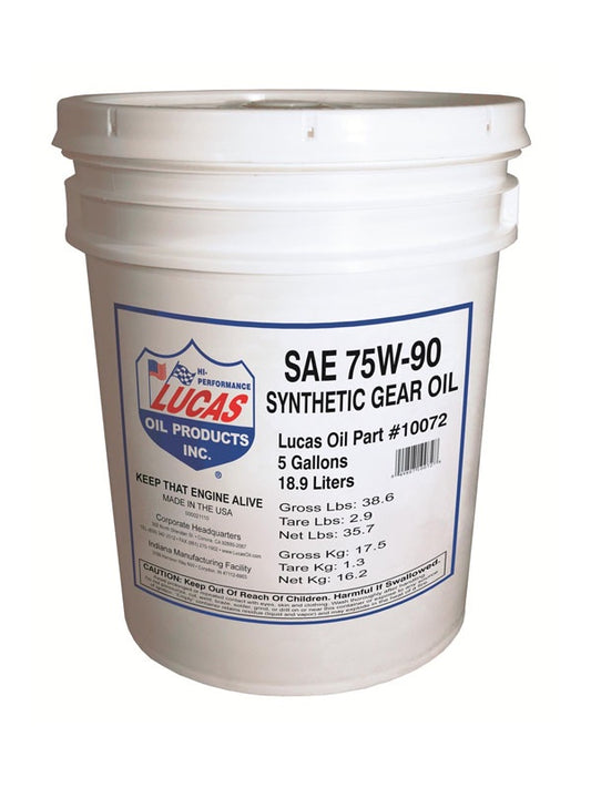 Lucas Gear Oil Transmission and Differential 75W-90 Synthetic 18.9 Litres 10072