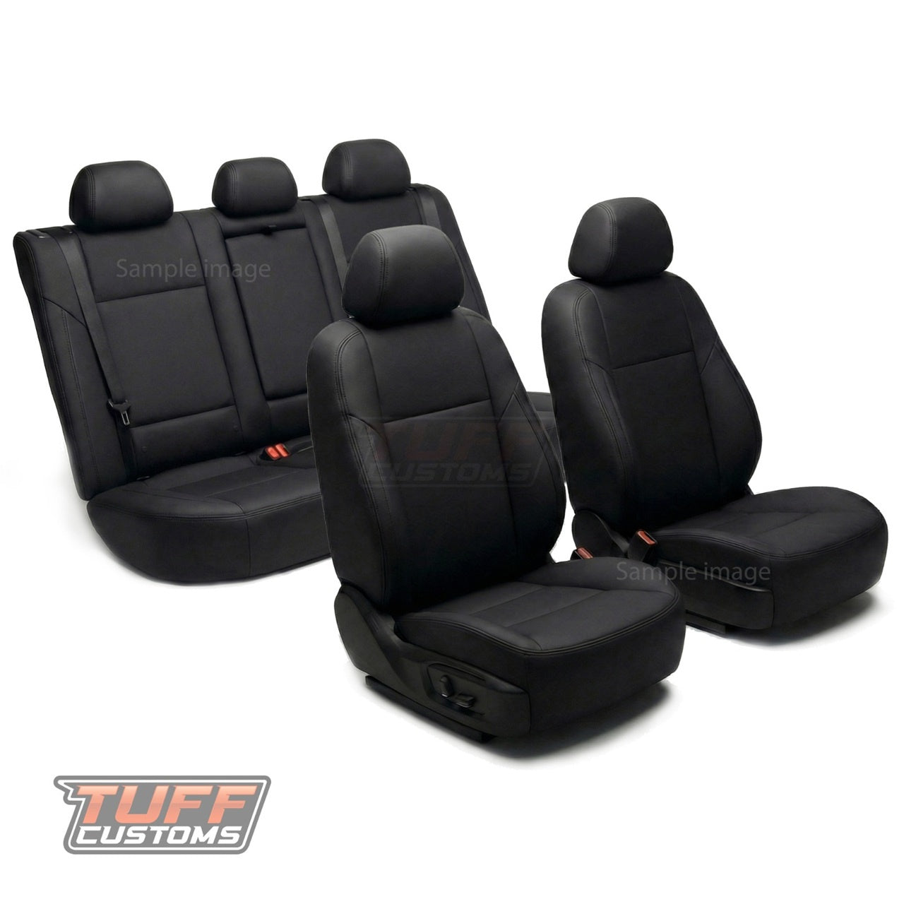 TUFF Customs Neoprene Seat Covers 2 Rows FORD EVEREST 07/2022-2026