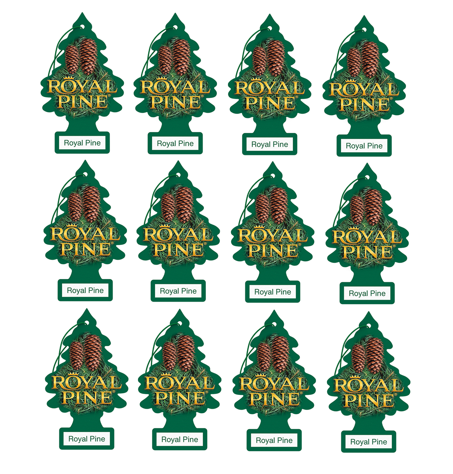 Little Trees Air Freshener Royal Pine (Pack of 12) 10101