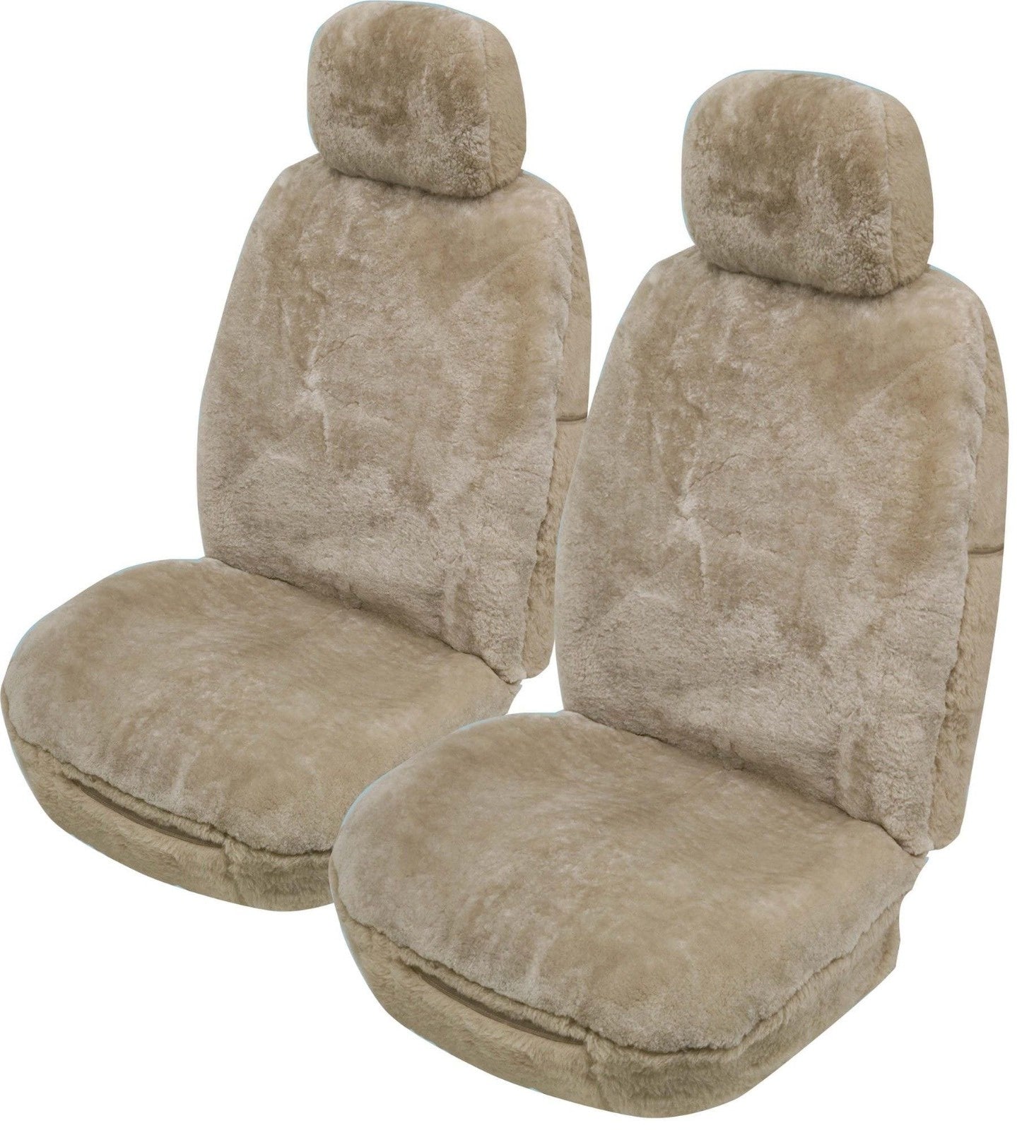 KAKADU Luxury Elite Sheepskin Seat Covers 6 Year Warranty 30mm AIR-BAG in MOCHA
