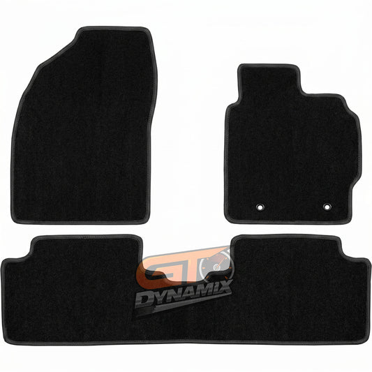 Custom Made  Floor Mats 3pcs For TOYOTA COROLLA HATCH ZRE152R 5/2007-9/2012 w/ 9 Binding Colour