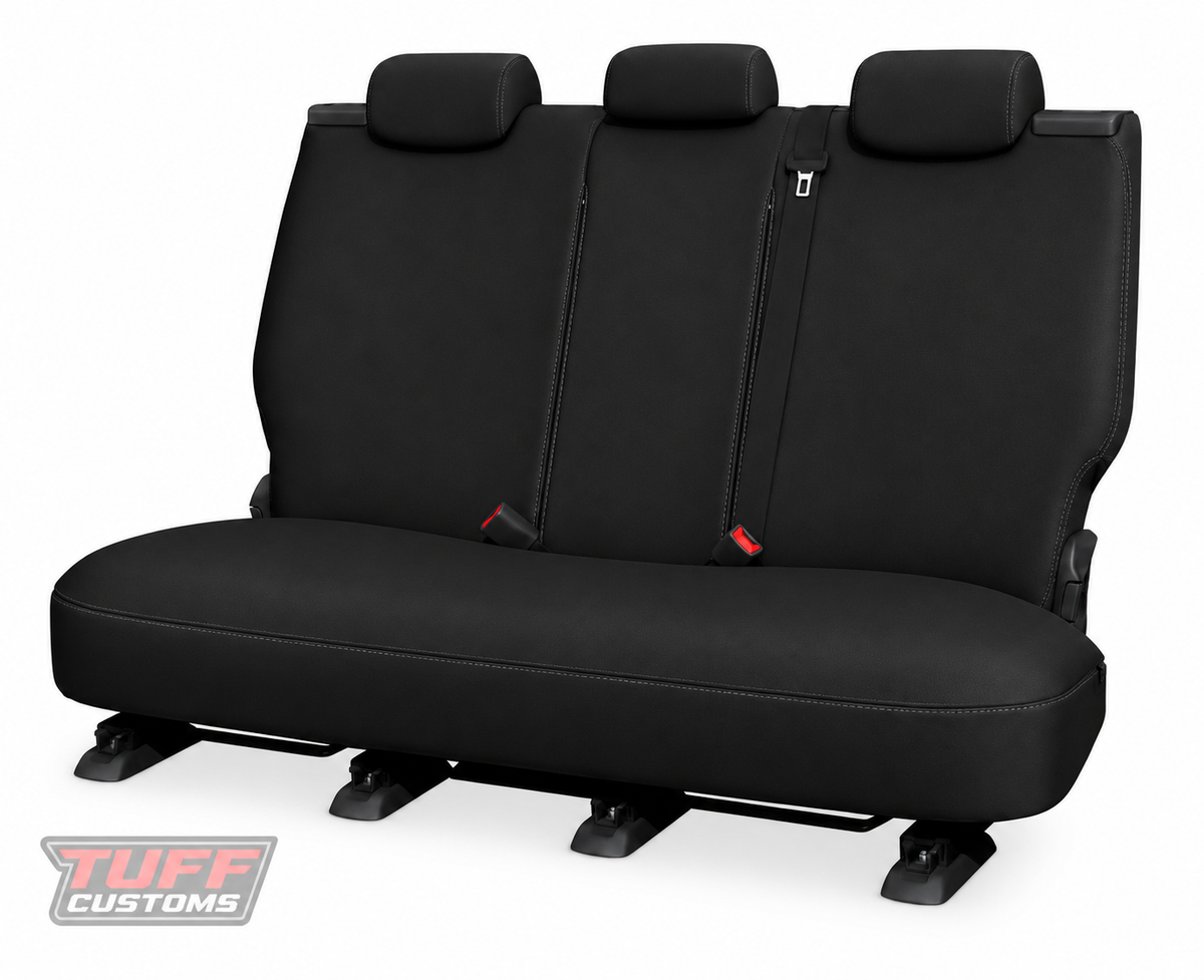 SuperTuff Canvas Black Seat Covers Rear MITSUBISHI TRITON MV ALL BADGES DUAL CAB 12/2023-2026