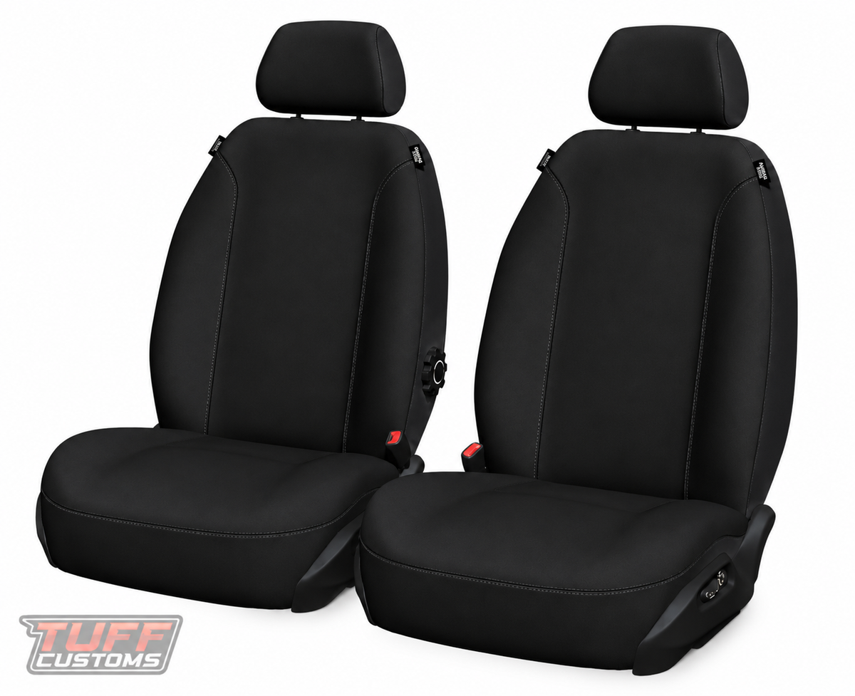 SuperTuff Canvas Black Seat Covers Front MAZDA BT50 B30 TF XT FREESTYLE CAB 8/2020-2026