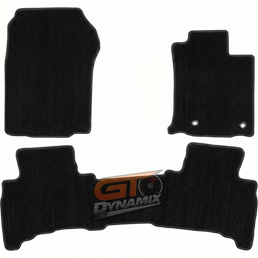 Custom Made  Floor Mats 3pcs For TOYOTA PRADO AUTO KDJ150R GRJ150R 11/2013-10/2023 w/ 9 Binding Colour