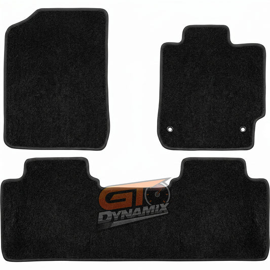 Custom Made  Floor Mats 3pcs For TOYOTA CAMRY ACV40R MCV40R 7/2006-11/2011 w/ 9 Binding Colour