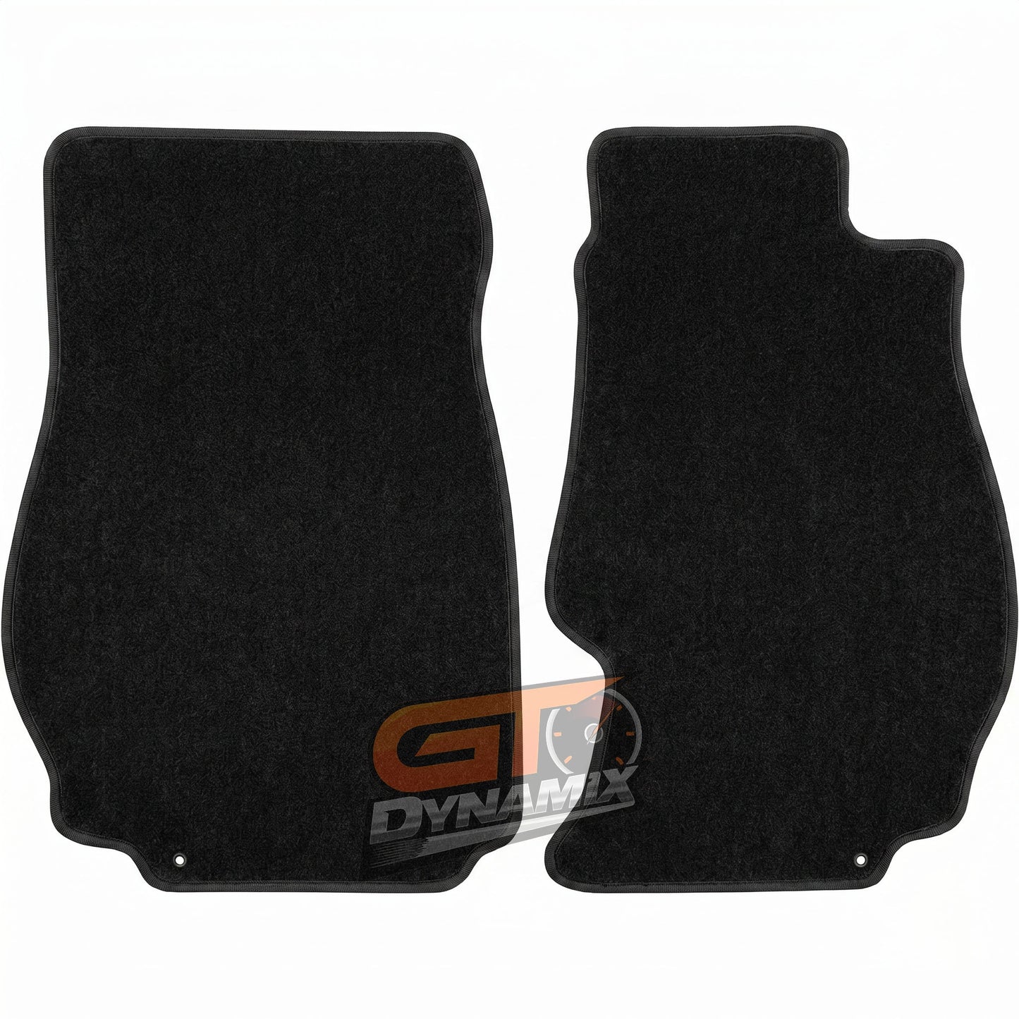 Custom Made  Floor Mats Black 2pc For NISSAN 350Z Z33 10/2002-4/2009 w/ 9 Binding Colour