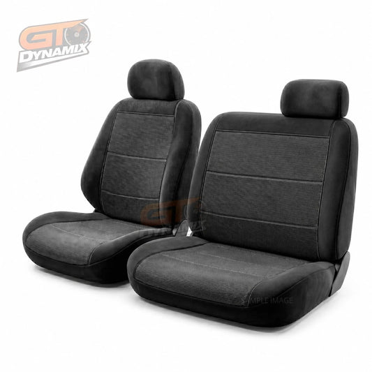 Custom CHARCOAL Seat Covers Front HYUNDAI iLOAD VAN TQ SERIES 2/2008-5/2021
