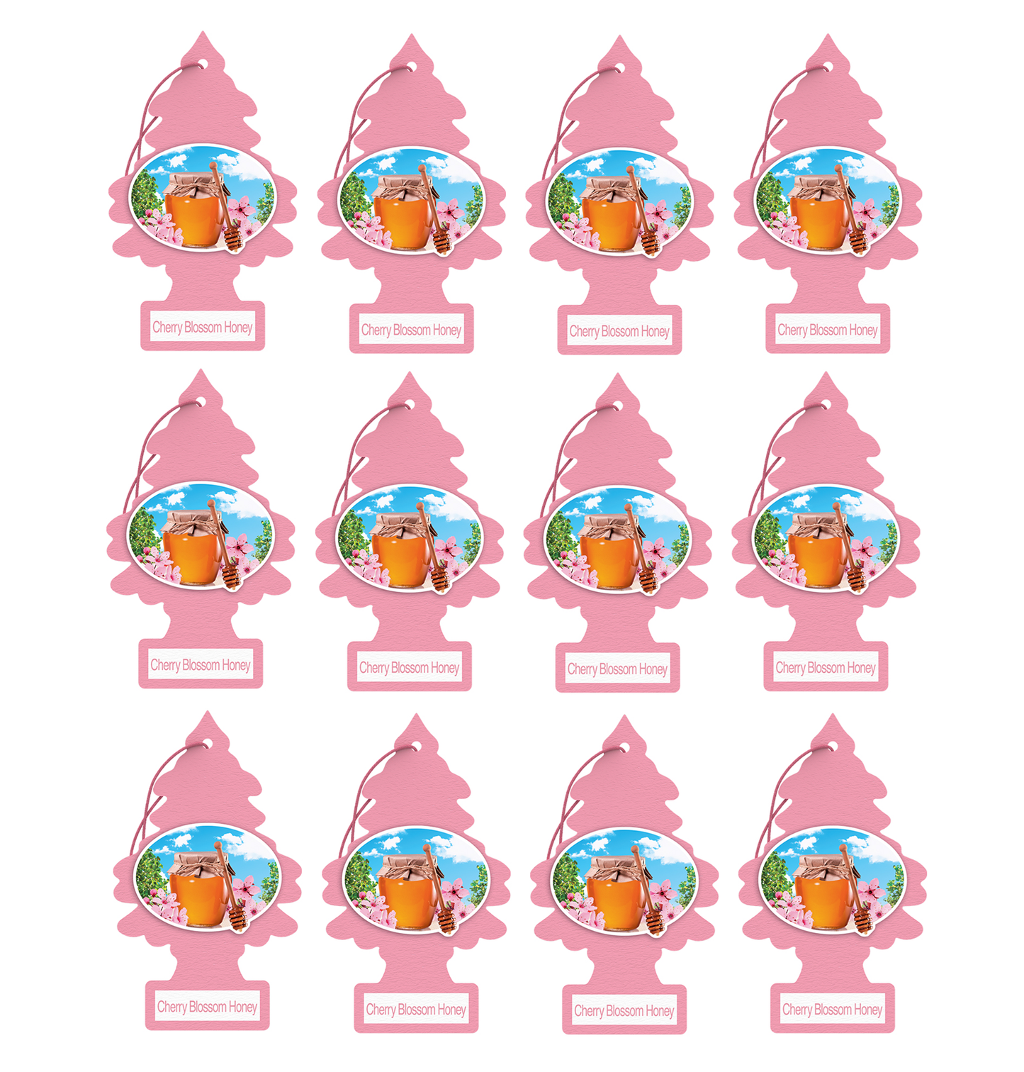 Little Trees Air Freshener Cherry Blossom Honey (Pack of 12) 10476