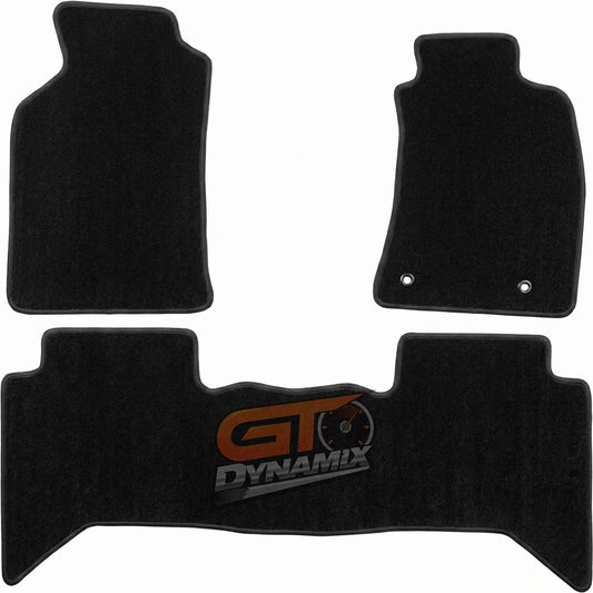 Custom Made  Floor Mats 3pcs For TOYOTA HILUX TGN16R GGN15R KUN16R&26R 2 & 4 DOOR 8/2006-9/2011 w/ 9 Binding Colour