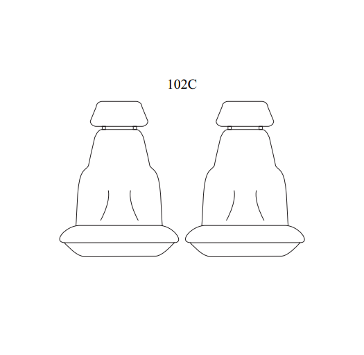 SuperTuff Canvas Charcoal Seat Covers 2 Rows HOLDEN COLORADO RG LTZ DUAL CAB 6/2012-8/2014