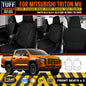 TUFF HD TRADE Canvas Seat Covers Front For Mitsubishi Triton MV Dual Cab 12/2023-2025 Black
