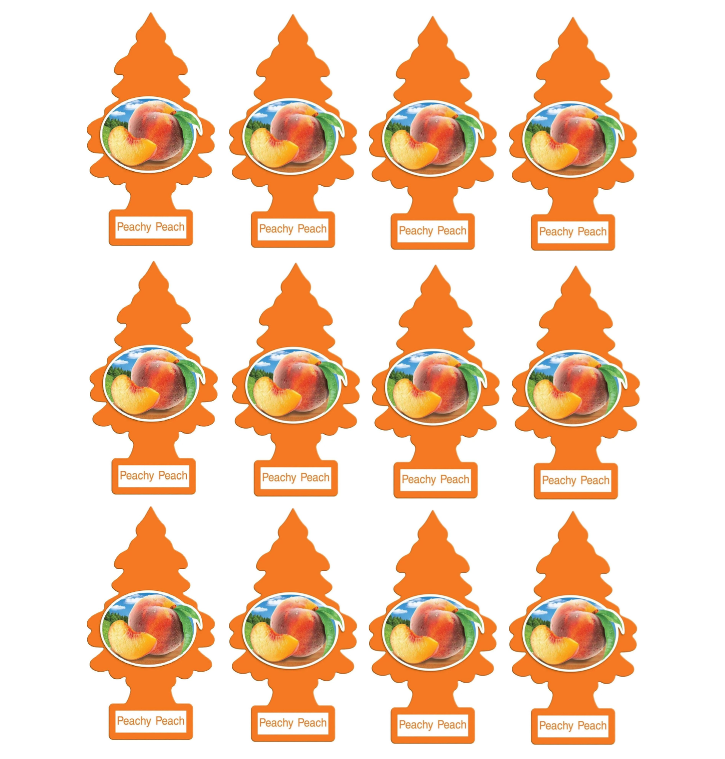 Little Trees Air Freshener Peachy Peach (Pack of 12) 10319