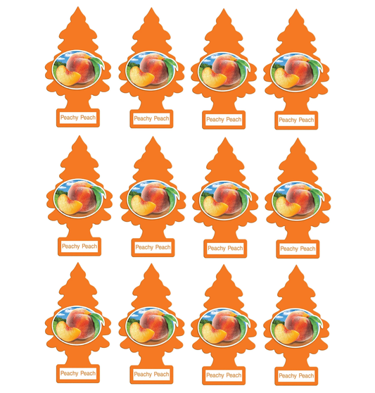 Little Trees Air Freshener Peachy Peach (Pack of 12) 10319