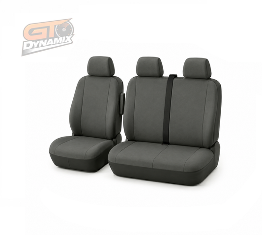Tuff Canvas Front Seat Covers FORD TRANSIT VAN VE-VM 4/1994-8/2014 CHARCOAL