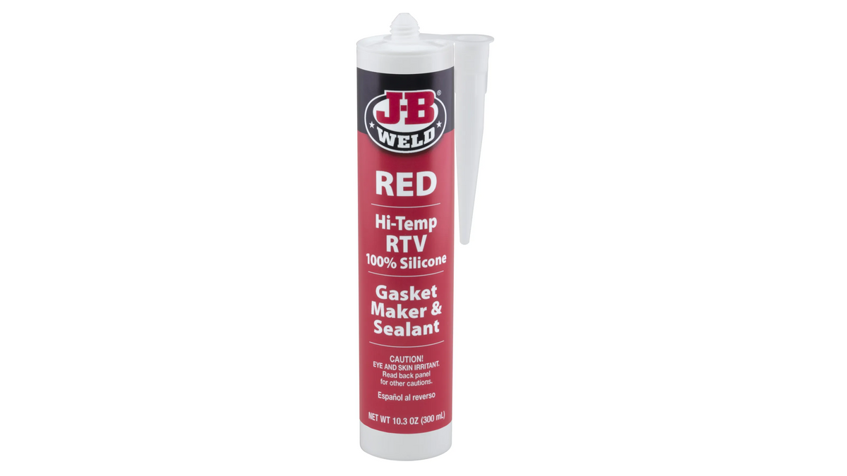 JB Weld Hi Temp Red Silicone Gasket Maker and Sealant 300ml