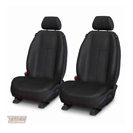 Empire Leather Look Seat Covers Front FORD EVEREST UA AMBIENTE SPORT TREND 7/2015-5/2022