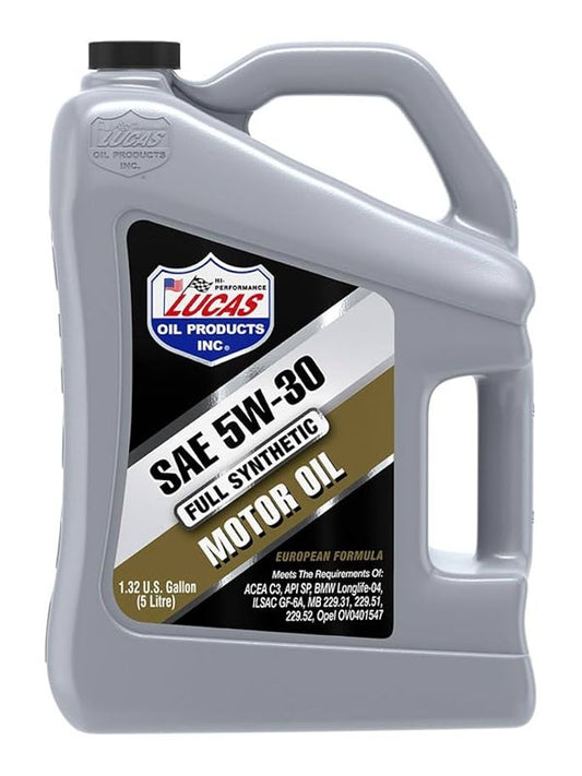 Lucas Synthetic SAE 5W-30 European Motor Oil 5 Litres 10206