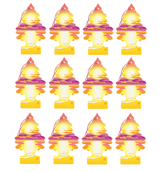 Little Trees Air Freshener Sunset Beach (Pack of 12) 17177