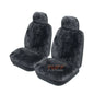 CHARCOAL Custom KAKADU Sheepskin Seat Covers Ford Ranger PX2 PX3 XL XLT SPORT FX4 WILDTRACK 2015-2022