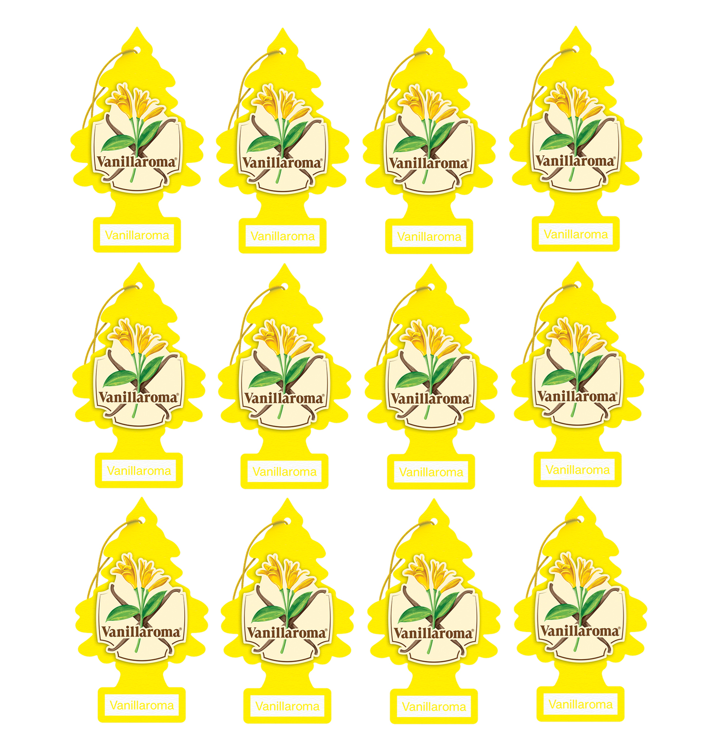 Little Trees Air Freshener Vanillaroma (Pack of 12) 10105