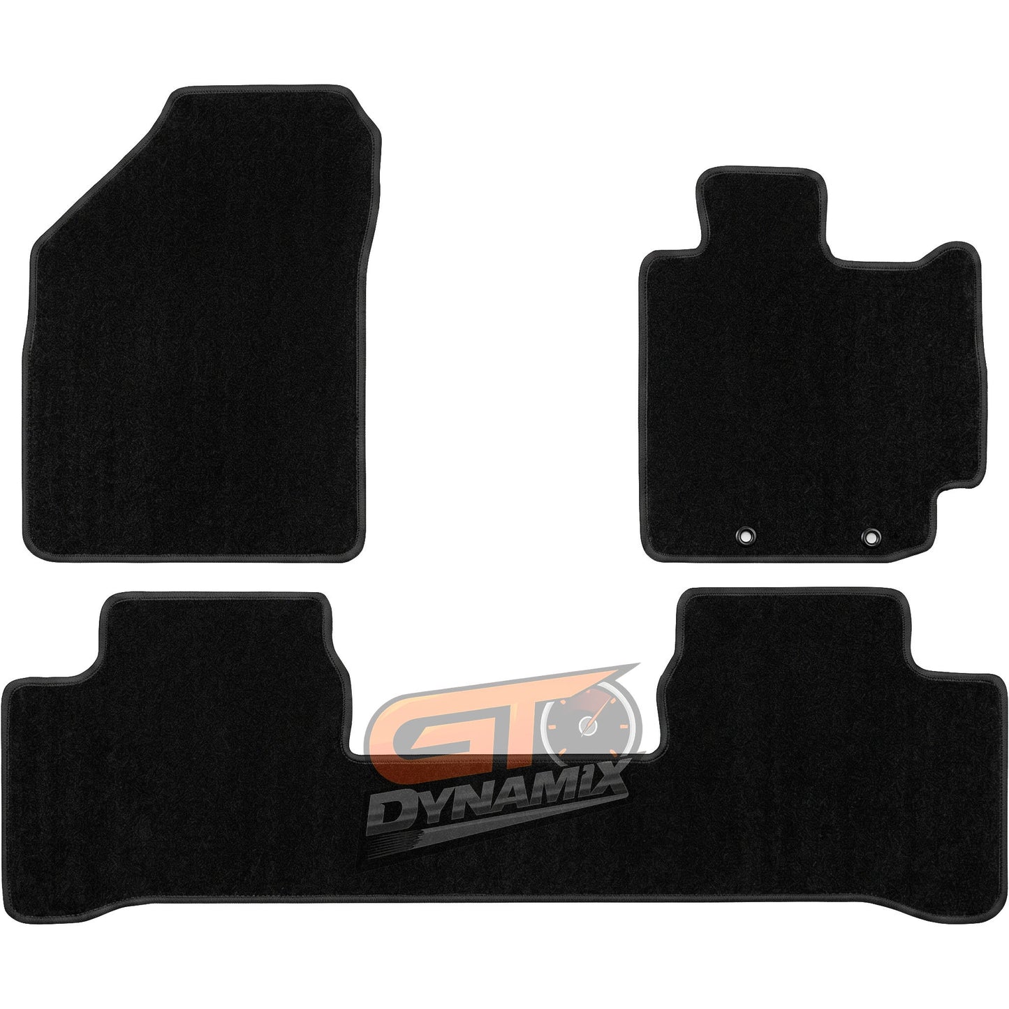 Custom Made  Floor Mats Black 3pc SUZUKI SWIFT AZ 4/2017-2024 w/ 9 Binding Colour