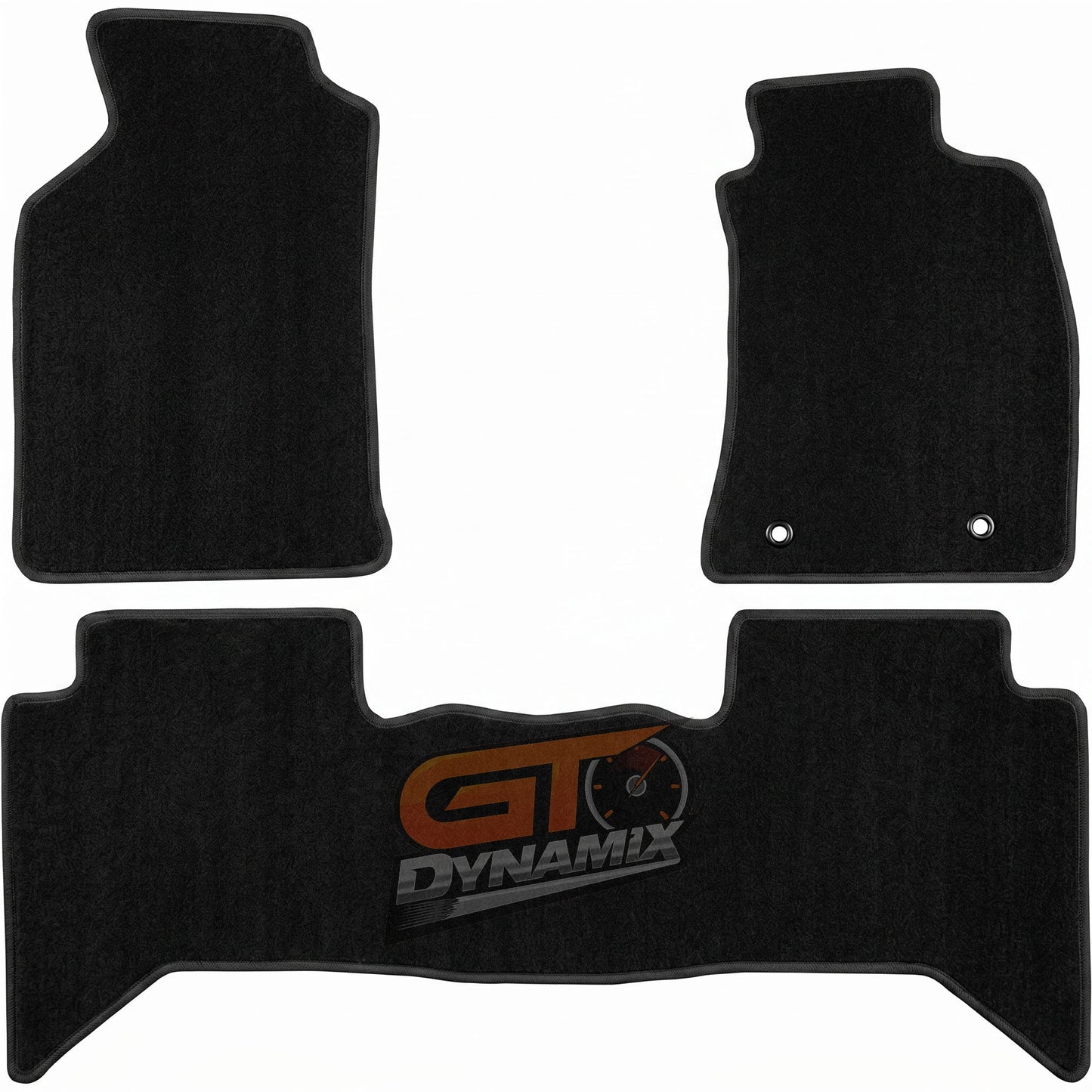 Custom Made  Floor Mats 3pcs For TOYOTA HILUX TGN16R GGN15R KUN16R&26R 2 & 4 DOOR 9/2011-8/2015 w/ 9 Binding Colour