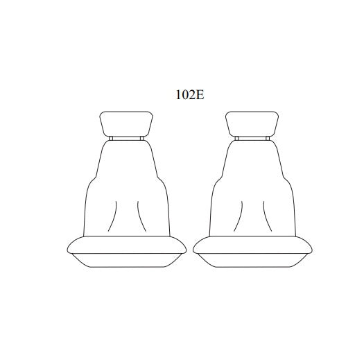 Getaway Neoprene Seat Covers Front HYUNDAI ACCENT RB ACTIVE ELITE PREMIUM SR HATCH 7/2011-4/2019