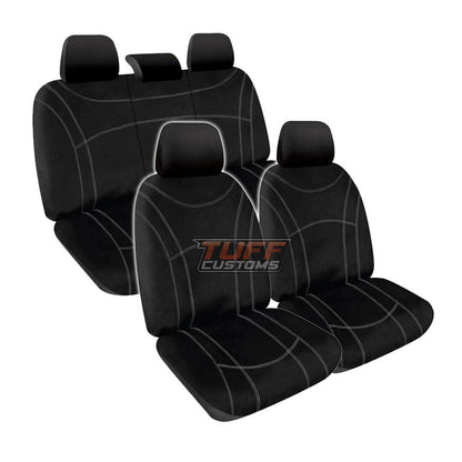 Manta Neoprene 2 Rows Seat Covers For LDV T60 SK8C Pro Trailrider Dual Cab 2017-2025